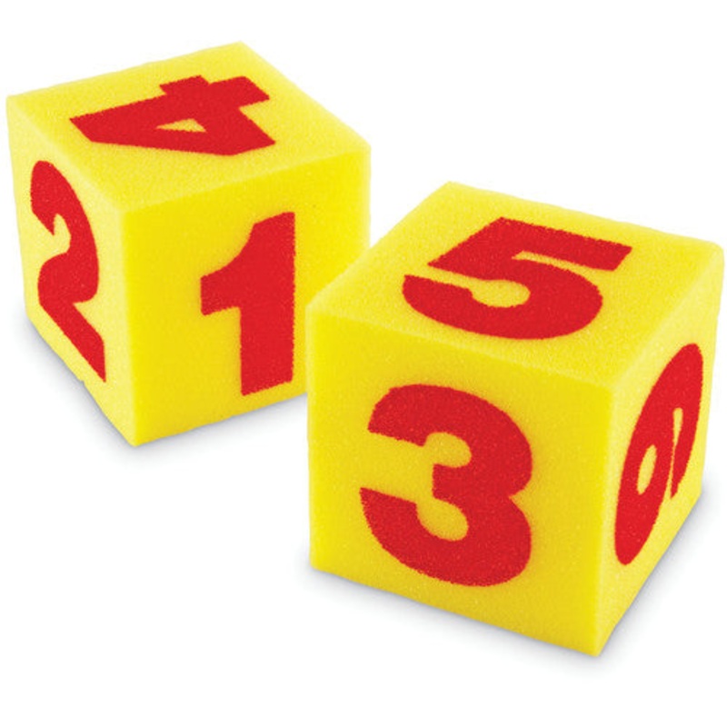 Giant Soft Foam Cubes – Numeral Cubes