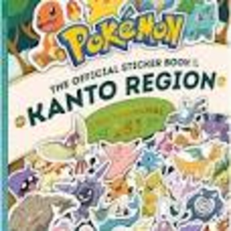 Pokmon the Official Sticker Book of the Kanto Region By Pikachu Press Paperback; 108 pages, English