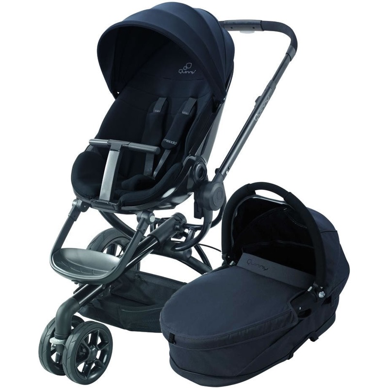 Quinny Moodd Stroller & Bassinet – Black Devotion/Black