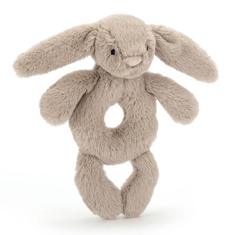 Ring Rattle – Bashful GreyBunny