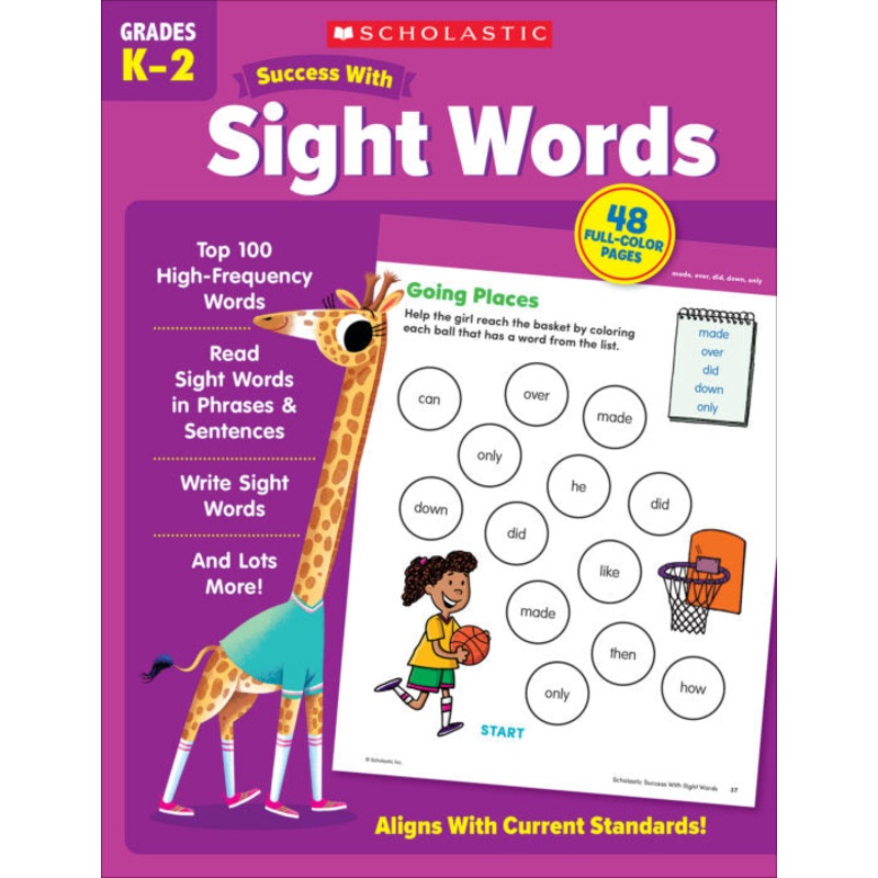 Scholastic Success With Grades K-2: Sight Words