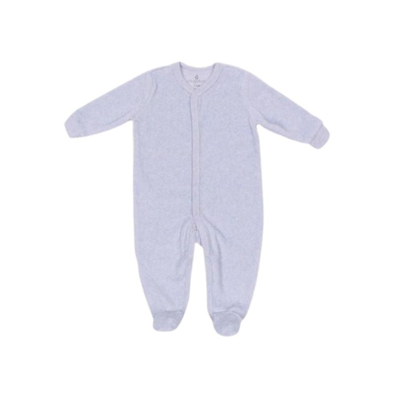 Velour Sleeper with Snaps