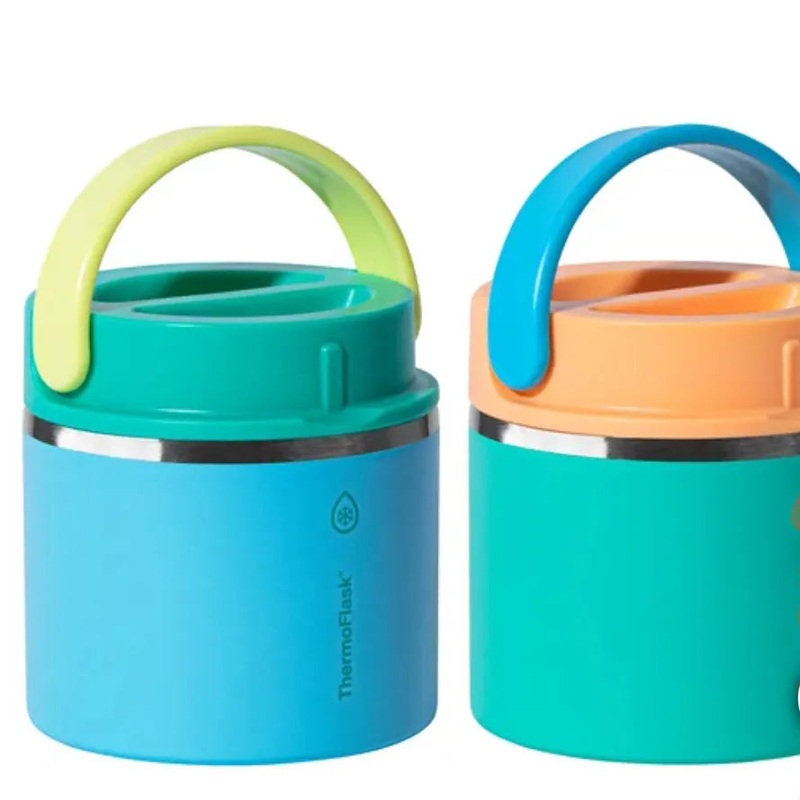 Blue and Green 20 Oz Insulated Food Jar – 2-Pack (See Description)