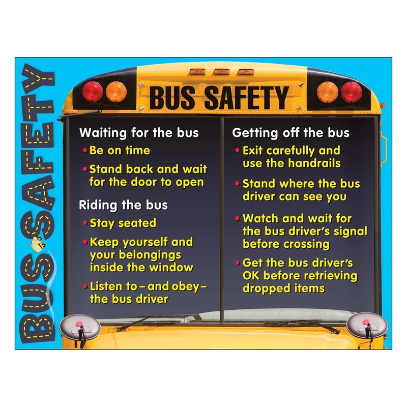 Bus Safety Learning Chart