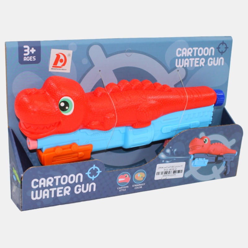 Cartoon Water Gun  Red & Light Blue Dinosaur