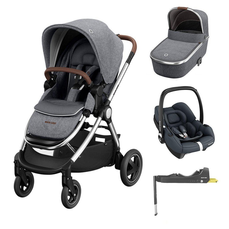 Maxi-Cosi Adorra Luxe + Cabriofix i-Size Travel System – Twillic Grey