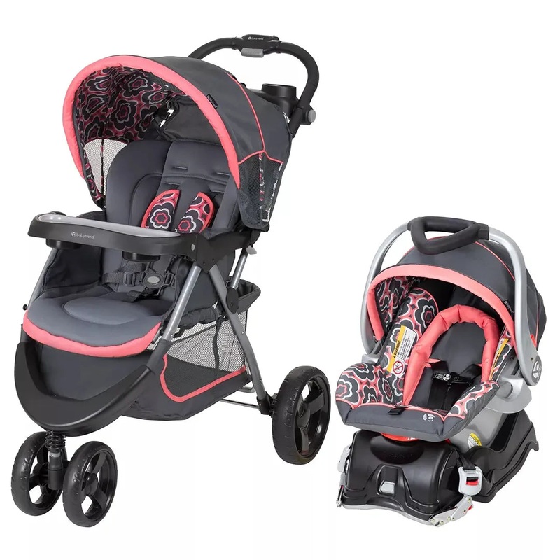Nexton Travel System – Coral Floral (See Description)