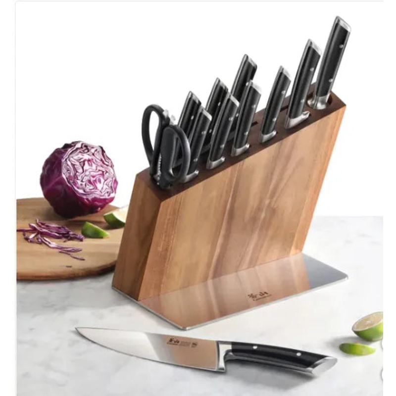 Rainier Series German Steel Forged 12-piece Knife Block Set