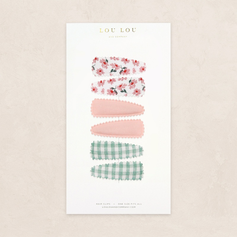 Scallop Snap Pack – Poppy Gingham