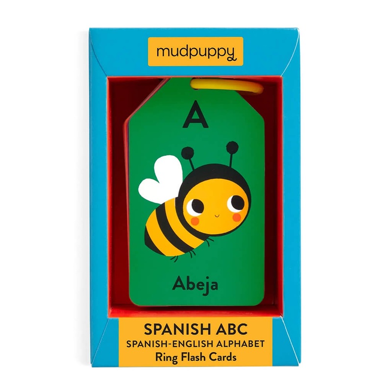 Spanish-English ABC Ring Flash Cards