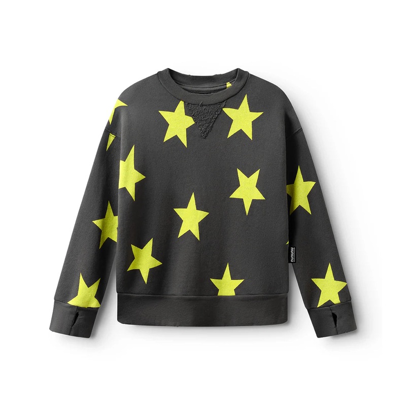 Star Sweatshirt – Graphite/Hot Lime