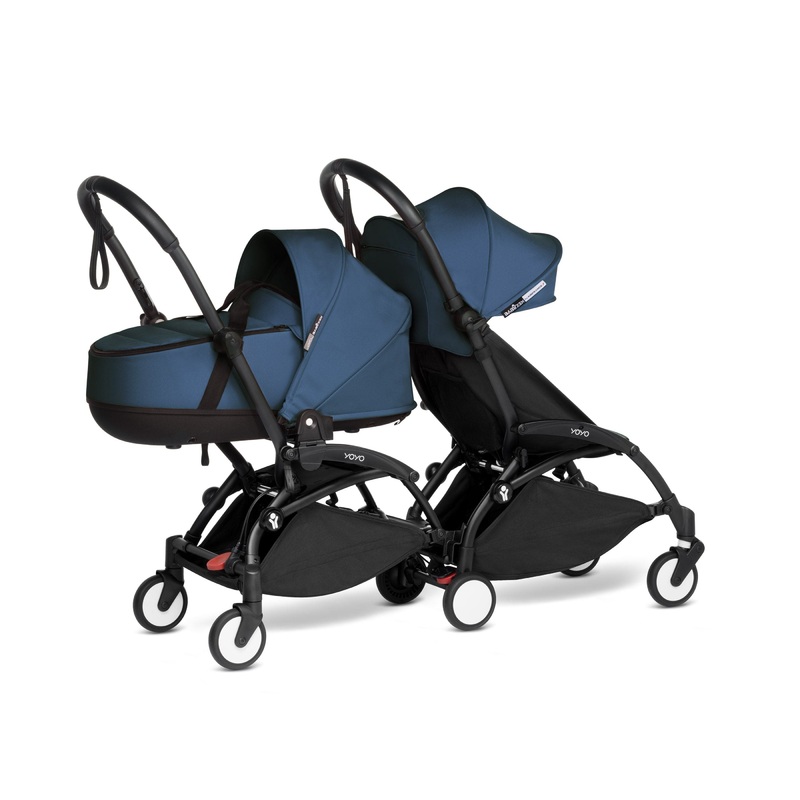 Stokke YOYO 3 Double Stroller (6+ Front / Bassinet Back)