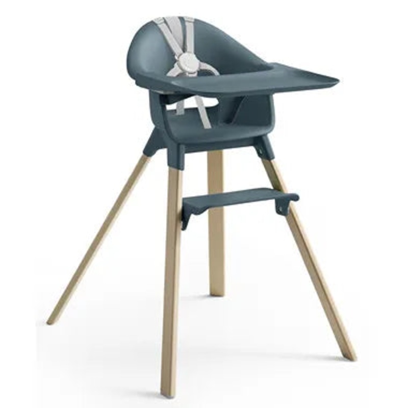 Clikk High Chair – Fjord Blue (See Description)
