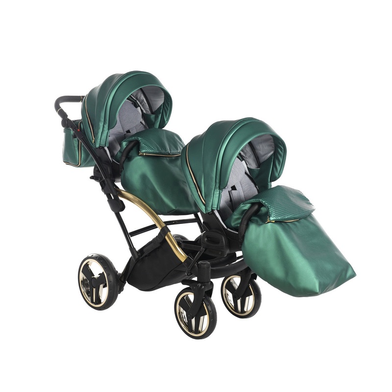 JUNAMA FLUO LINE GREEN DUO SLIM – 2IN1 (2 X CARRYCOTS & 2 X SEAT UNITS)