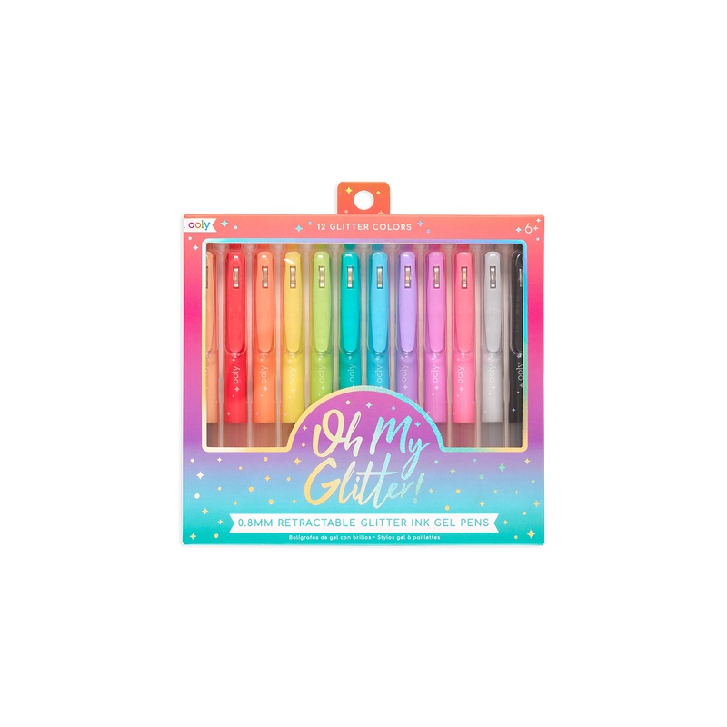 Ooly Oh My Glitter! Retractable Glitter Ink Gel Pens