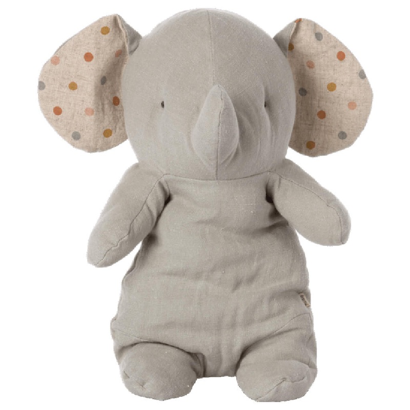 Safari Friends Medium Elephant Plush Toy Grey