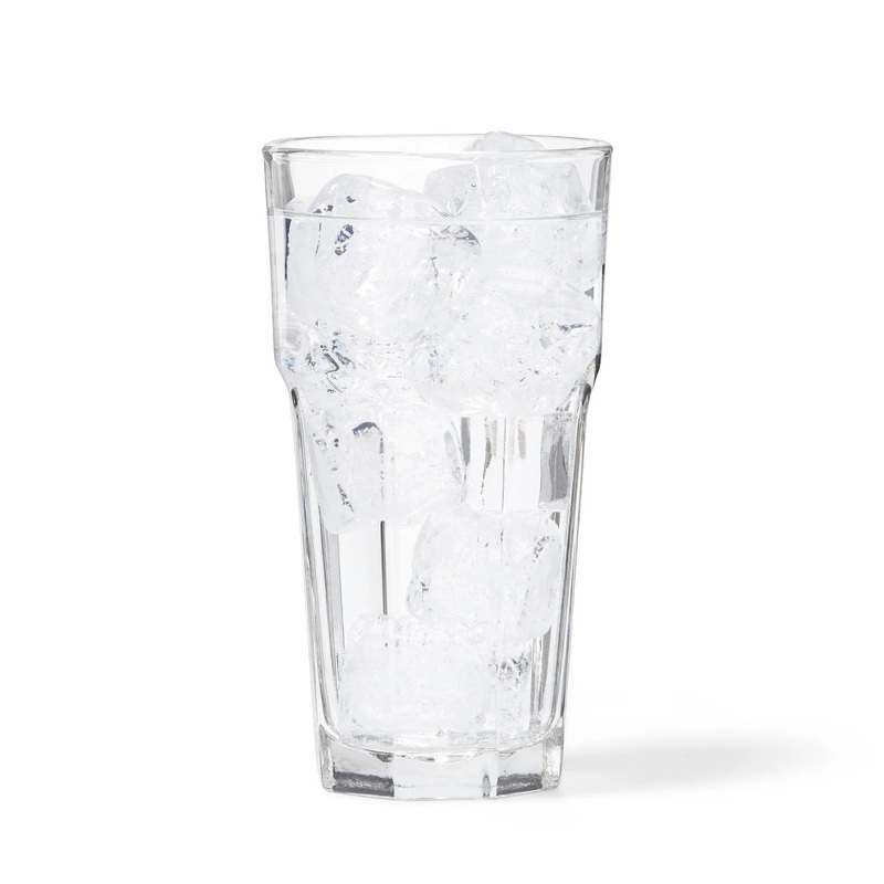 12pc Glass Tremont Tall and Short Faceted Tumbler Set (See Description)