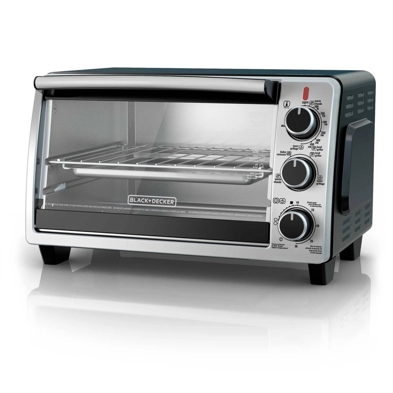 6 Slice Toaster Oven – Black (See Description)