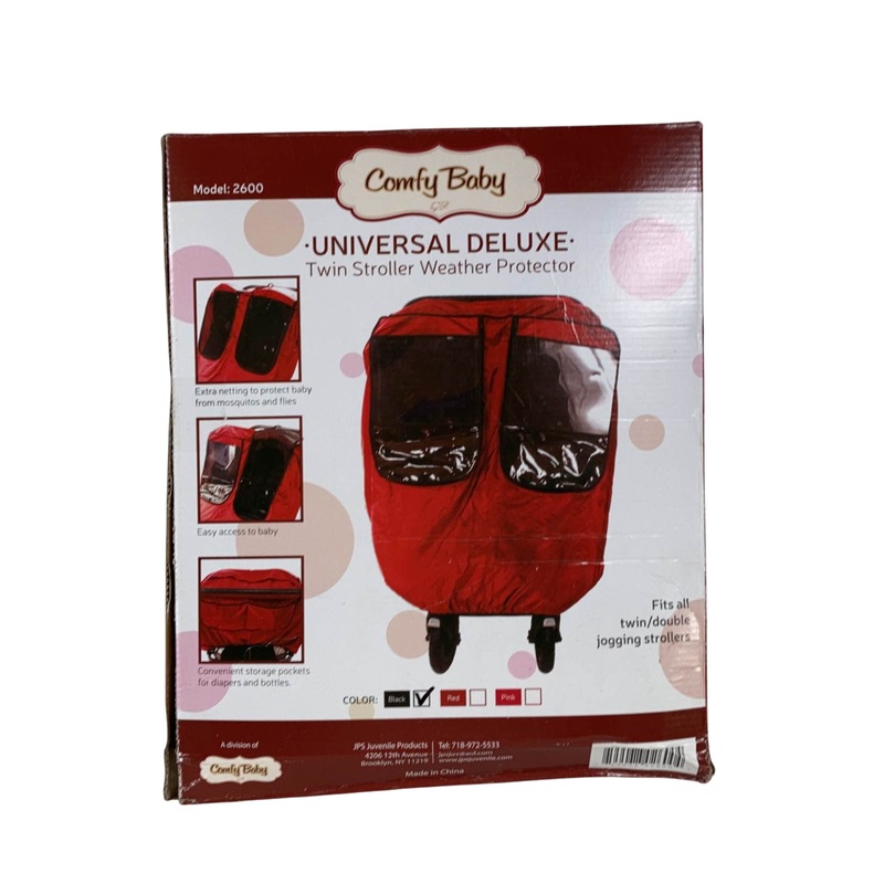 Comfy Baby Universal Deluxe Twin Stroller Weather Protector