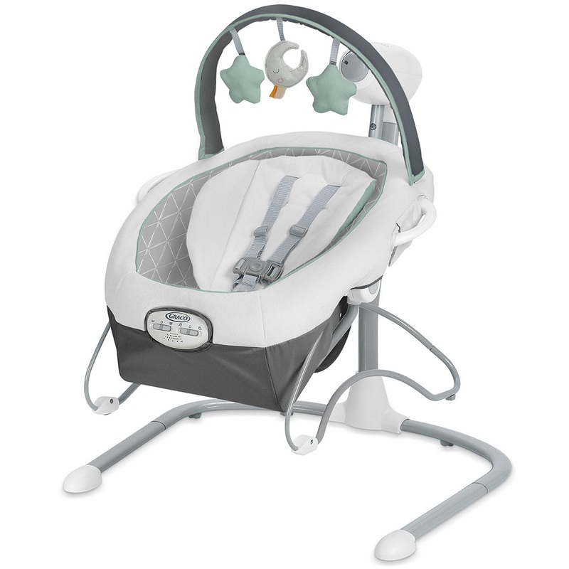 Graco Soothe ‘n Sway LX Swing with Portable Bouncer – Derby