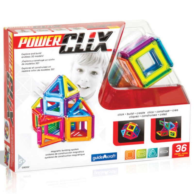Guidecraft PowerClix Classic Creativity Set, 36pc