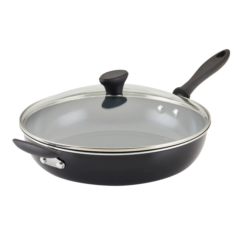 Reliance Pro 12″ Nonstick Ceramic Skillet with Helper Handle