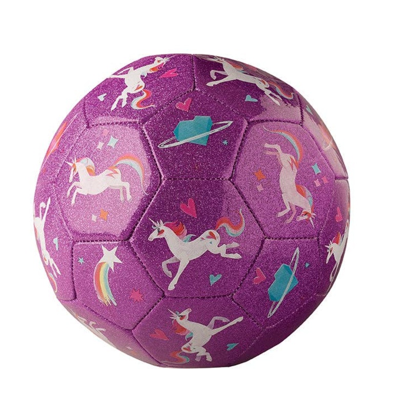 Size 2 Glitter Soccer Ball – Unicorn Galaxy