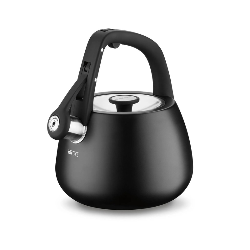 2qt Stainless Steel Stovetop Kettle- Matte Black