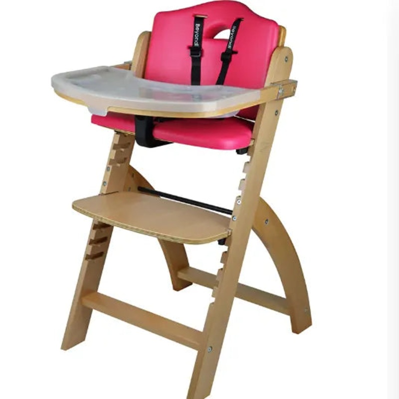 Beyond Junior Y High Chair – Natural Raspberry