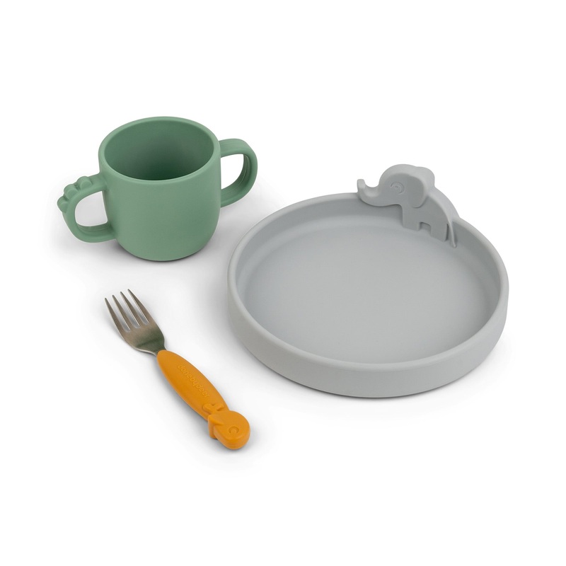 Done By Deer – Peekaboo dinner set – Deer friends – Colour mix