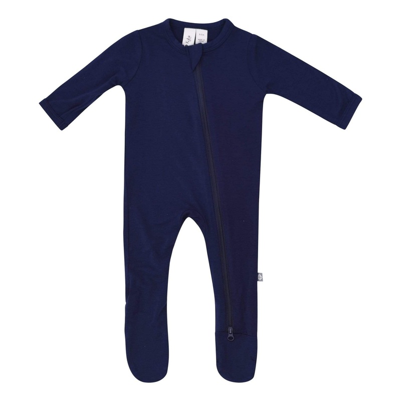 Kyte Baby Zippered Footie – Navy