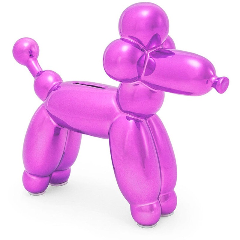 Made By Humans Balloon Bank, French Poodle – Pink