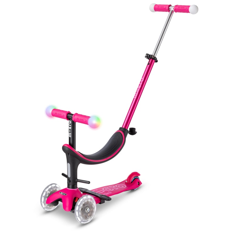 Micro Kickboard Micro Mini2Grow Magic LED Scooter – Pink