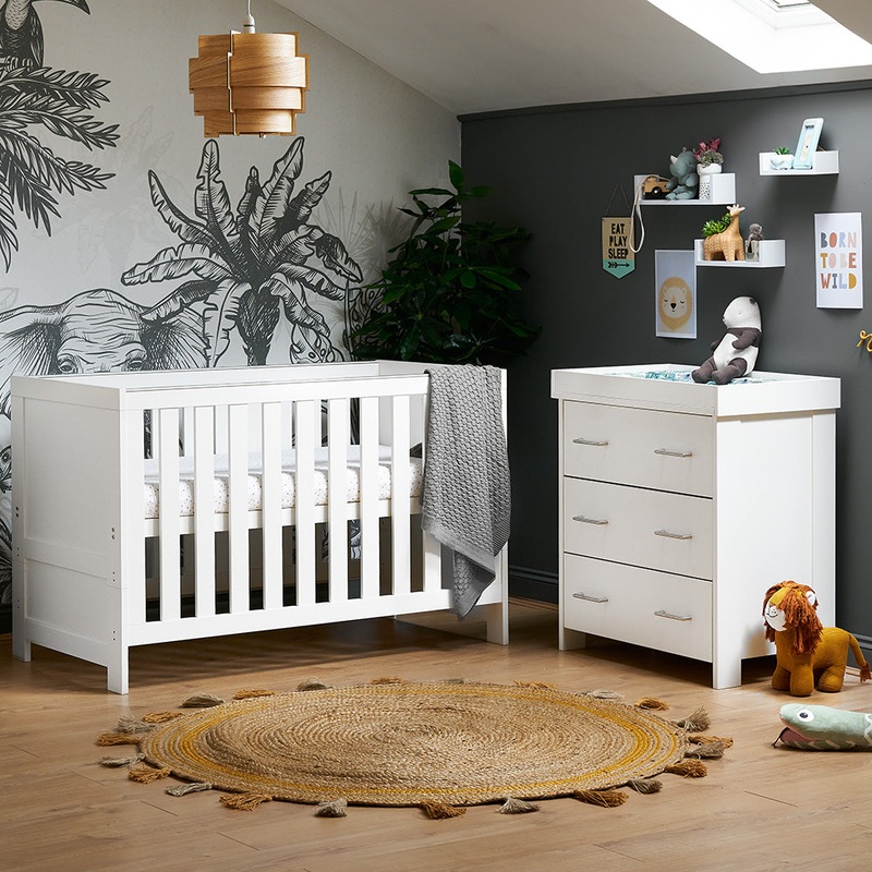Obaby Nika 2 Piece Room Set – WHITE WASH