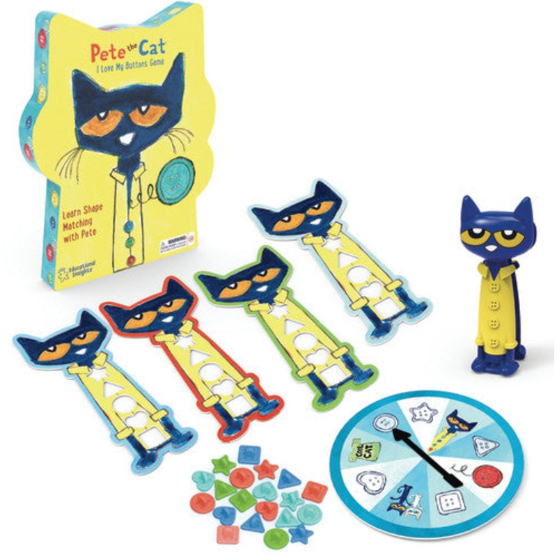 Pete the Cat I Love My Buttons Game