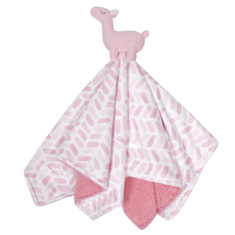 Pink Llama Extra-Large Security Blanket