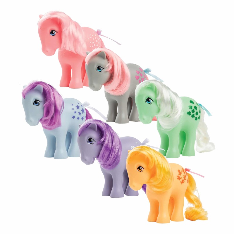 Schylling My Little Pony Classic 4 Collectible 40th Anniversary Ponies