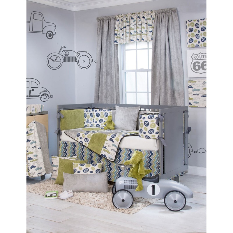 Sweet Potato Uptown Traffic 4 Piece Crib Bedding Set