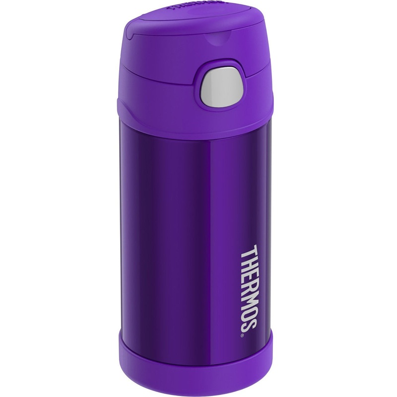 Thermos FUNtainer Vacuum Insulated Stainless Steel Straw Water Bottle 12oz – Violet