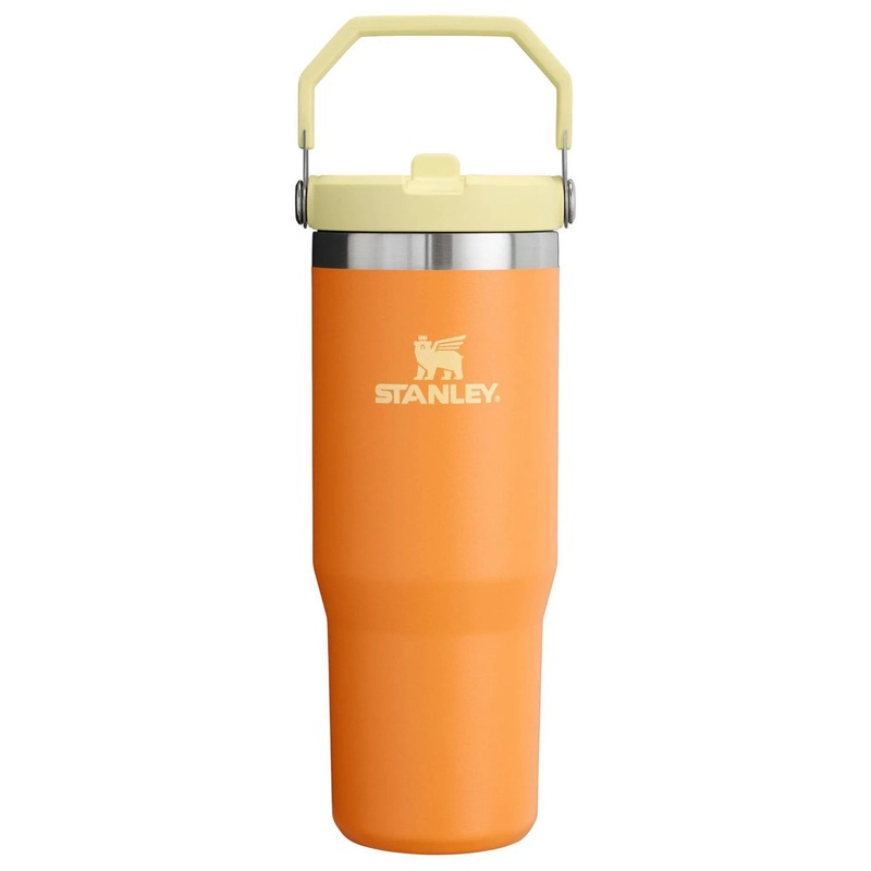 30oz Stainless Steel IceFlow Flip Straw Tumbler Marigold
