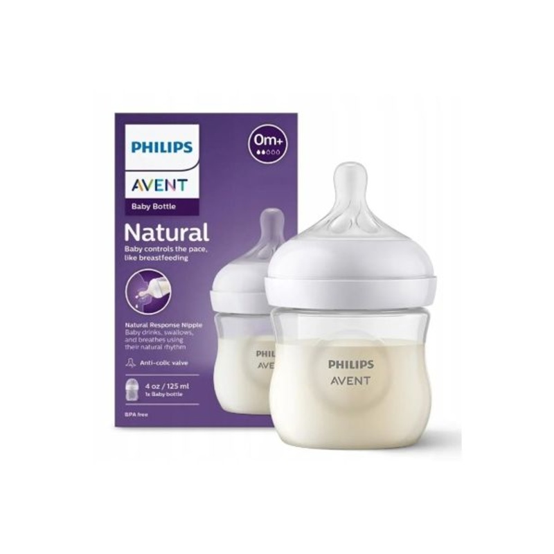 Avent Natural Bottle Response (0M+) 125ml – 1 Pack