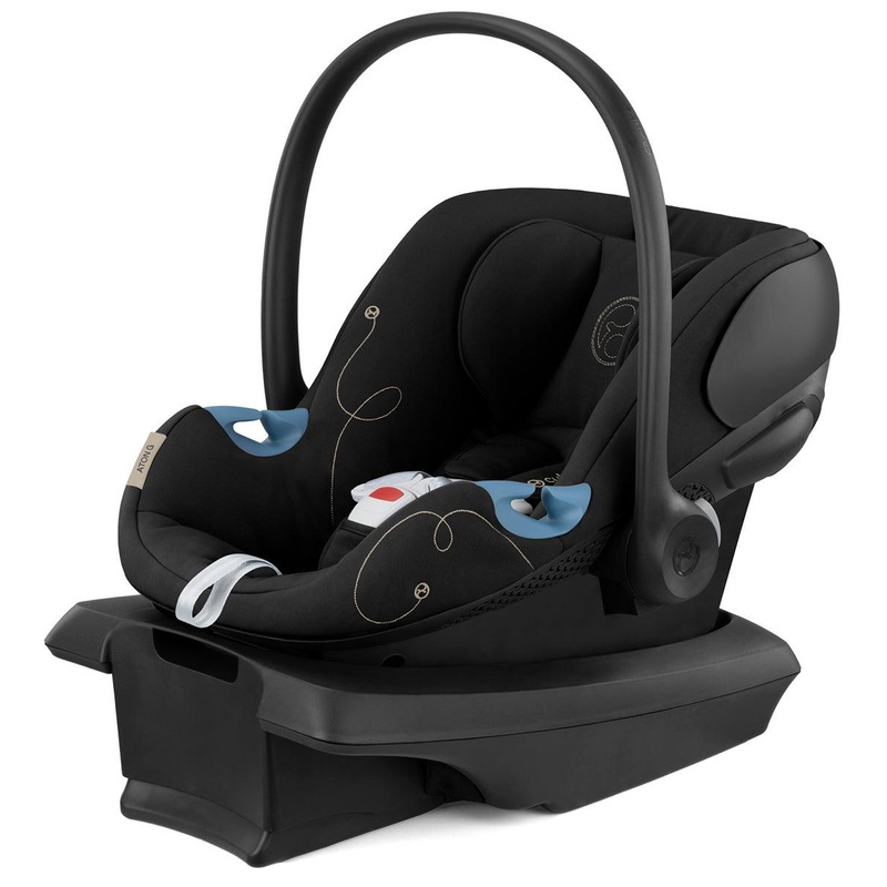 Cybex OPEN BOX Aton G SensorSafe Infant Car Seat – Moon Black