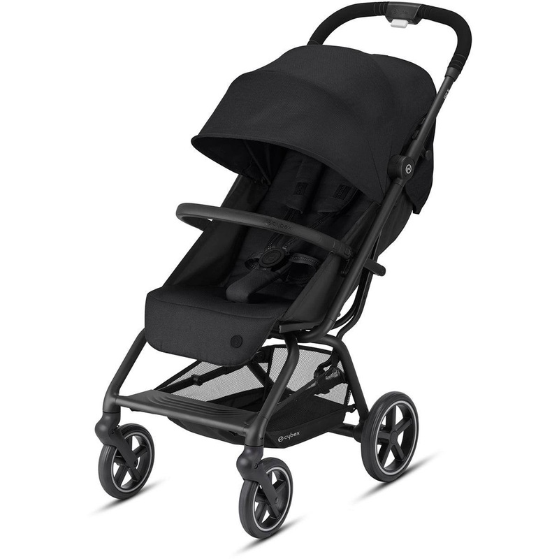 Cybex OPEN BOX Eezy S+ 2 Compact Stroller – Deep Black / Black