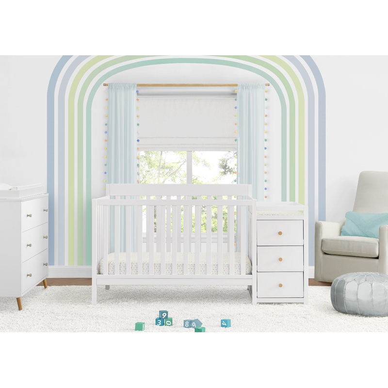 Flynn 5-in-1 Convertible Crib and Changer