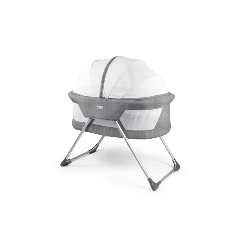 Inovi Cocoon Travel Cot –  Grey