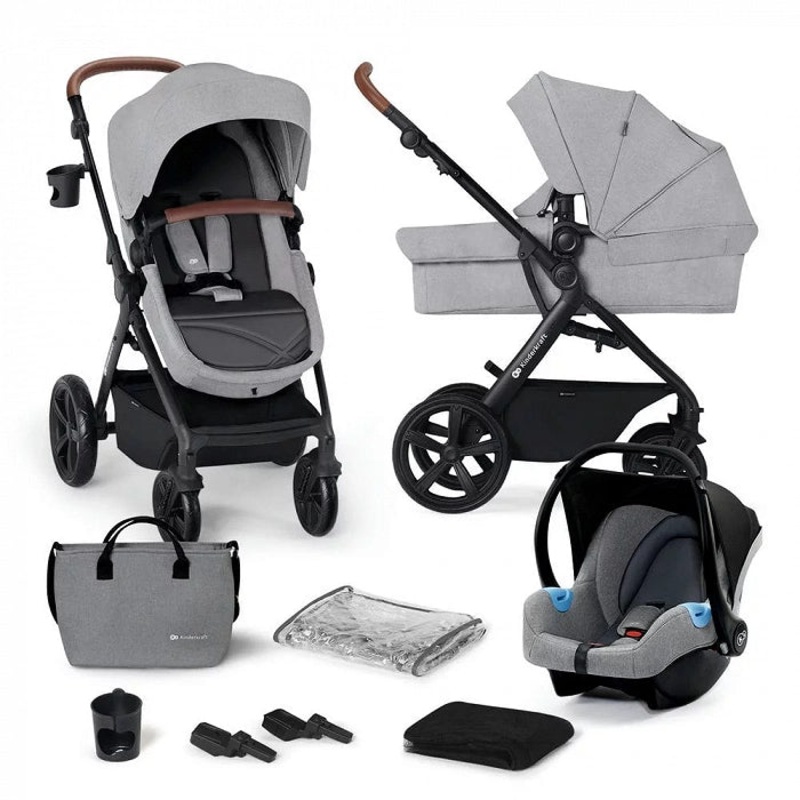 Kinderkraft – A-TOUR Travel System – Light Grey