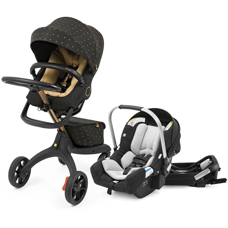 Stokke Xplory X Signature Stroller + Stokke Pipa Travel System Bundle – Signature Black / Black