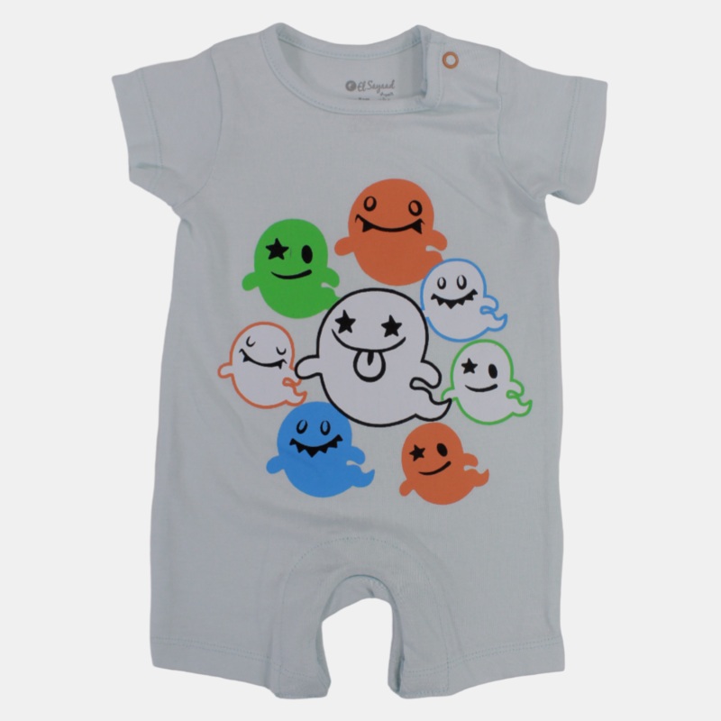 Baby Boys’ Short-Sleeved Romper