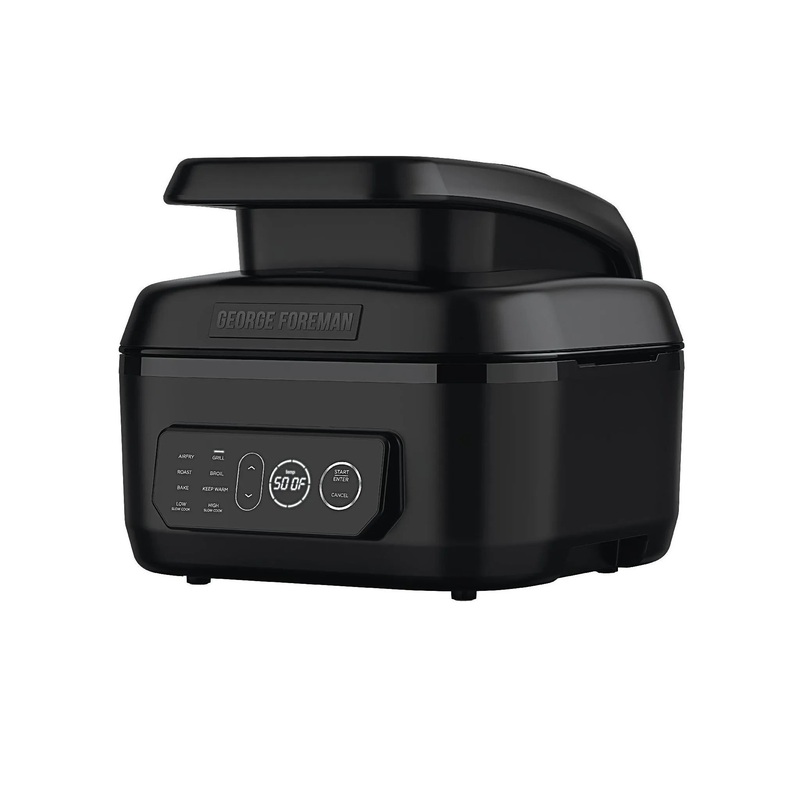 Beyond Grill 7-in-1 Electric Indoor Grill with Air Fry Technology Large – Black
