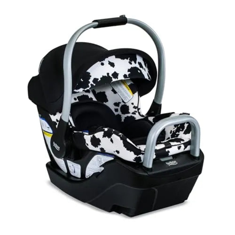 Britax Willow SC Infant Car Seat with Alpine Base, Cowmooflage Willow SC